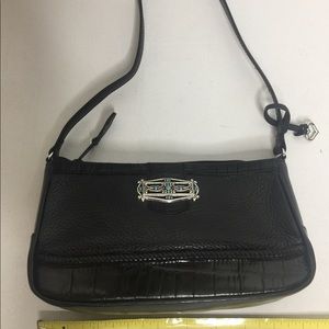 Brighton shoulder bag black leather